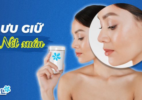 Uống nước đúng và đủ là giải pháp hiệu quả giúp da da mịn, dáng xinh