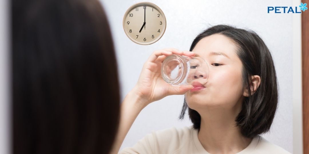 Người Nhật ưu tiên uống nước khi bụng đang đói